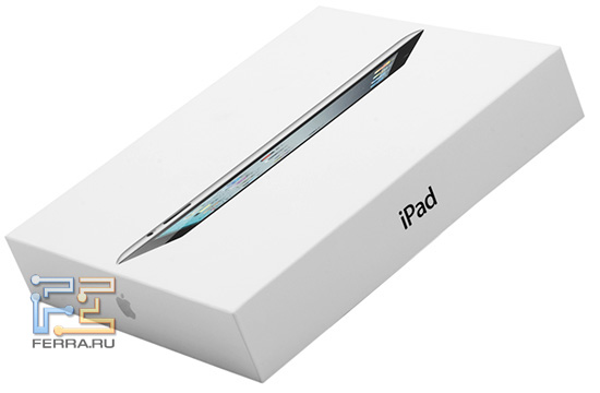 Коробка с iPad 2