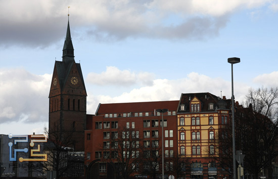 Рыночная церковь видна из многих уголков города