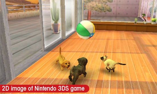 Впрочем, Nintendogs на то и + Cats - котики снисходят до дружбы с собачками и с удовольствием разделяют их игры