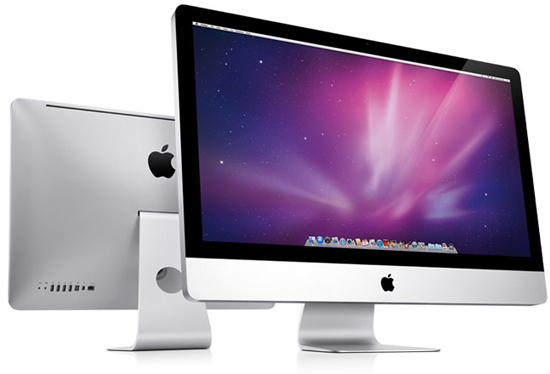 Apple iMac. Вид спереди и сзади