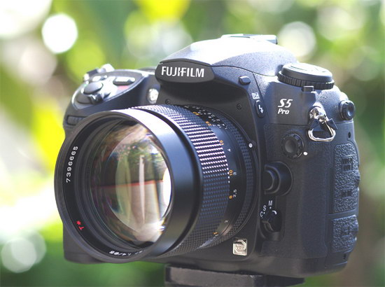 Мануальная оптика на байонете Nikon F камеры Fujifilm S5 Pro