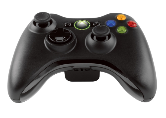 Контроллер Xbox 360 - нижняя сторона