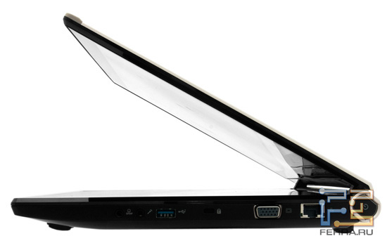 Acer Iconia. Вид сбоку