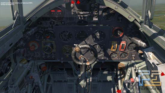 В Ил-2 Штурмовик: Битва за Британию управлять приборами можно и с помощью указателя мыши