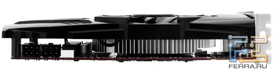 Видеокарта Palit GeForce GTX 560 2048 MB, картина сверху