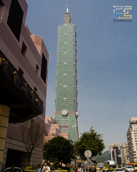 С прошлого года башня Taipei 101 совсем не изменилась