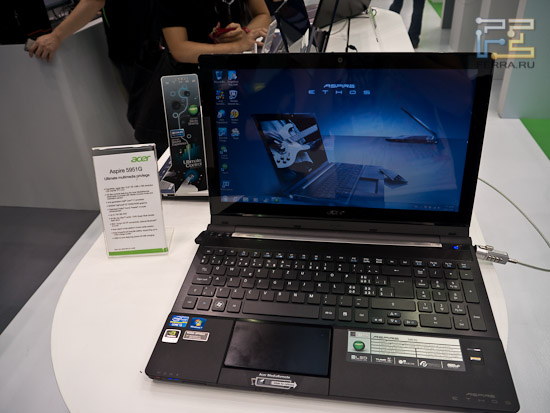 Мультимедийный (не путать с игровым) ноутбук Acer Aspire Ethos 5951G