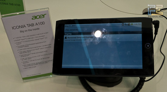 Acer Iconia Tab A100 с техническими характеристиками