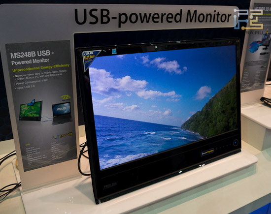 Монитор Asus, питающийся по USB