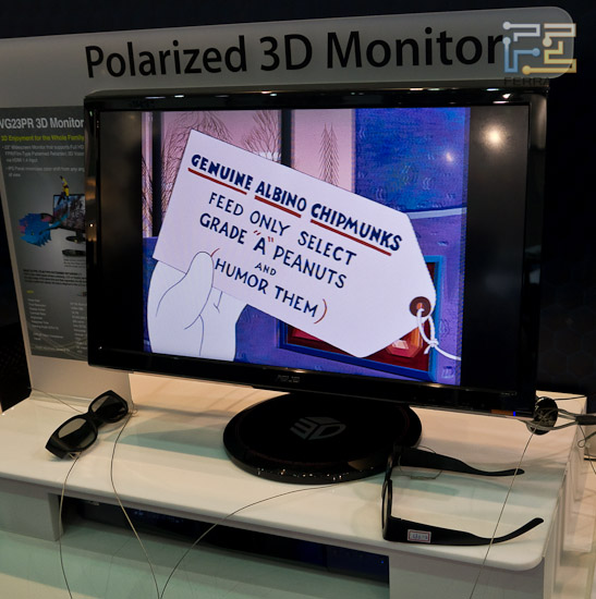 Еще одна интересная штука поляризованный 3D монитор VG23PR