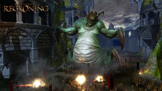 С особой охотой авторы Kingdoms of Amalur: Reckoning демонстрировали фрагмент эпической битвы, которая ждет героя игры