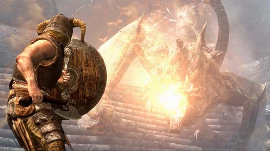 Мини-карта в The Elder Scrolls V: Skyrim заслуживает особого упоминания — она создана в 3D, а при ее активации камера просто взмывает в небо и демонстрирует местность с высоты какого-нибудь спутника