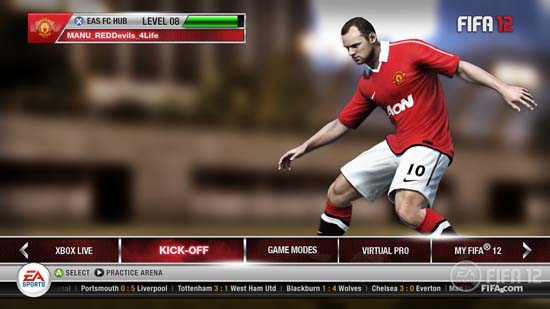 В FIFA 12 будет присутствовать новый режим карьеры, основанный на сюжетах из реальной жизни спортсменов