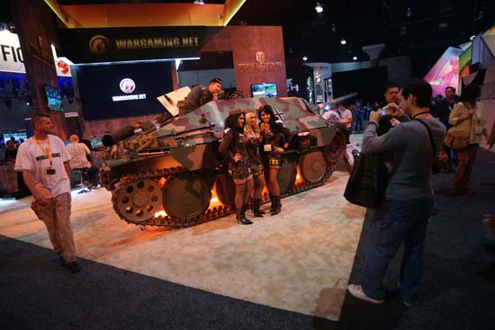 На E3 2011 компания Wargaming.net просто не могла не привезти онлайновую World of Tanks