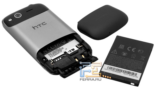 Аккумулятор, крышка и внутреннее устройство HTC Desire S
