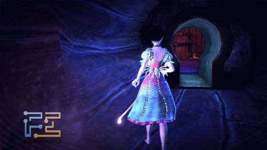 По мановению волшебной кнопочки героиня Alice: Madness Returns размером становится со спичечный коробок