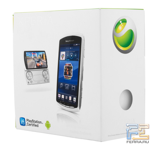Упаковка Sony Ericsson Xperia Play