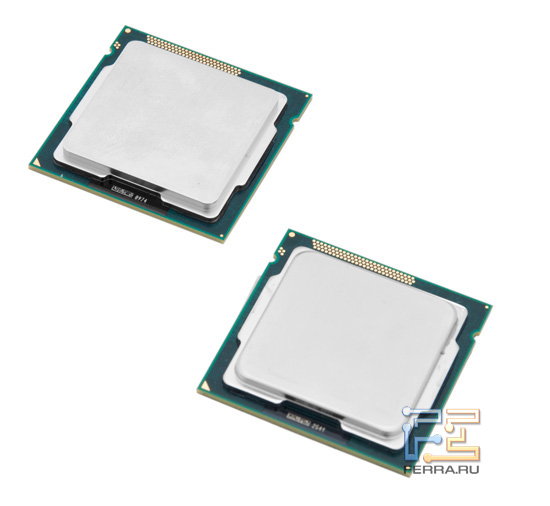 Процессоры Intel Pentium G620 и G850, общий вид