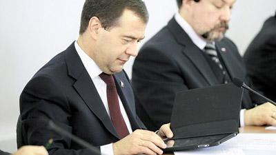 Медведев и iPad
