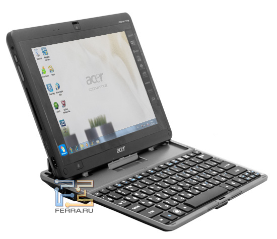 И снова клавиатура. И планшет - на этот раз Acer Iconia Tab W500