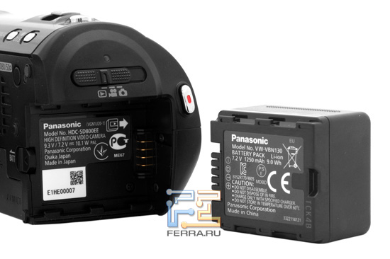 Аккумуляторная батарея Panasonic HDC-SD800