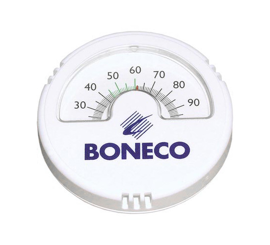 Простой аналоговый гигрометр Boneco 7057 подойдет большинству интерьеров