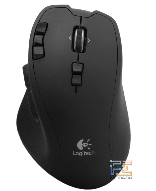 Logitech Gaming Mouse G700. Наружность сверху