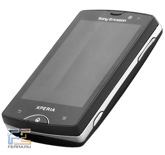 Общий обличье Sony Ericsson Xperia mini pro