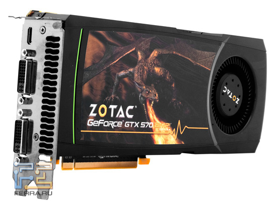 Видеокарта Zotac GeForce GTX 570 AMP! Edition