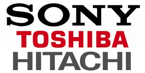 Sony, Hitachi, Toshiba