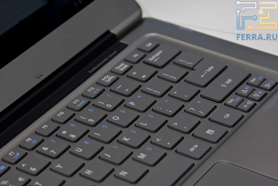 Островная клавиатура Acer Aspire S3