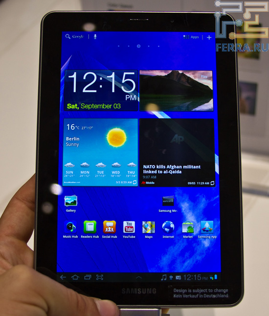 � ����� ����� ����� Samsung Galaxy Tab 7.7. ������ ���� �������, ��� �������� ��������, �� ��� �� ���