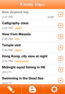 Google Blogger for iOS