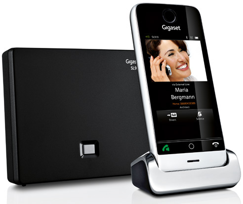 DECT телефон Gigaset SL910 с сенсорным экраном - Ferra.ru