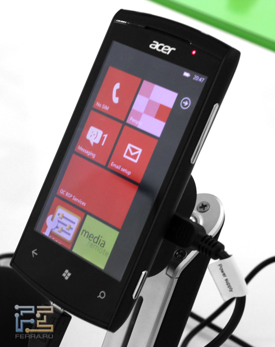 Acer планирует поддерживать ОС Windows Phone 7