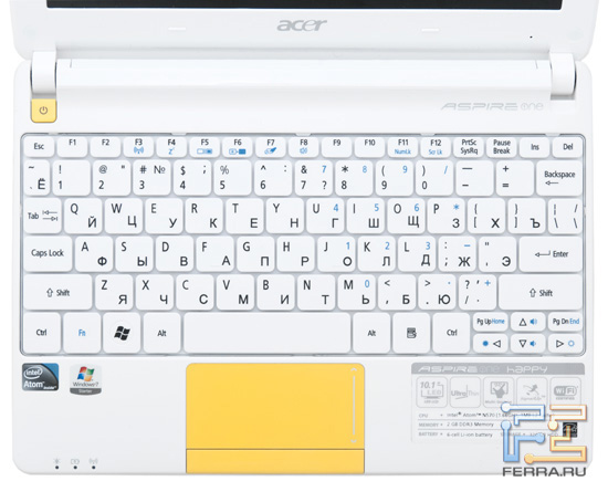 Клавиатура Acer Aspire One Happy 2