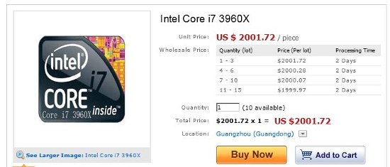 Intel Core i7-3960X Extreme Edition