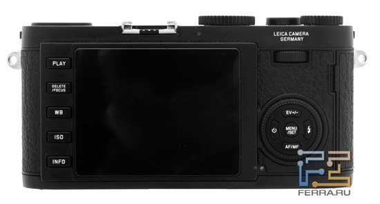 Leica X1: вид сзади