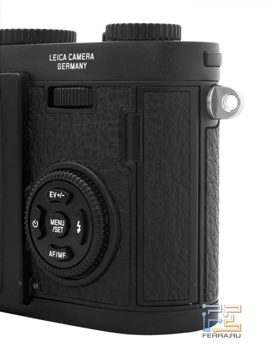 Leica X1: джойстик, диск и колесико управления