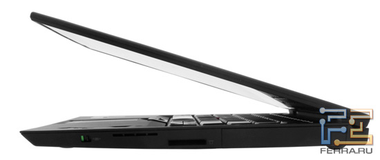 Lenovo ThinkPad X1. Вид сбоку