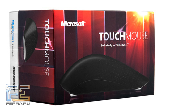 Microsoft Touch Mouse в коробке