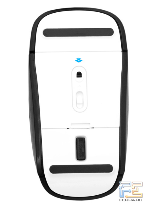Мышь Microsoft Touch Mouse снизу