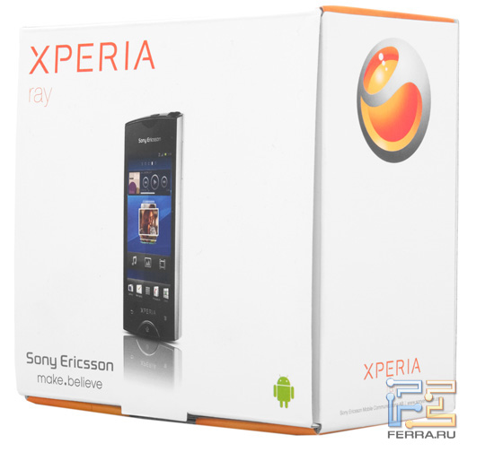 Коробка Sony Ericsson Xperia ray