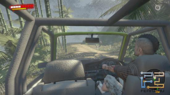 Dead Island - Заняв место пассажира, можно отстреливать зомби прямо на ходу