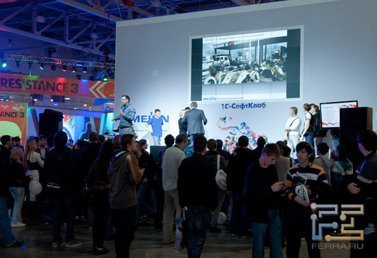 Стенд 1С-Софтклаб на выставке Игромир 2011