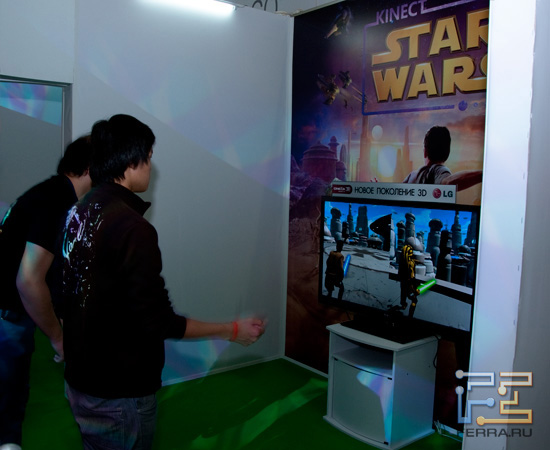 Kinect и настоящие джедаи на выставке Игромир 2011