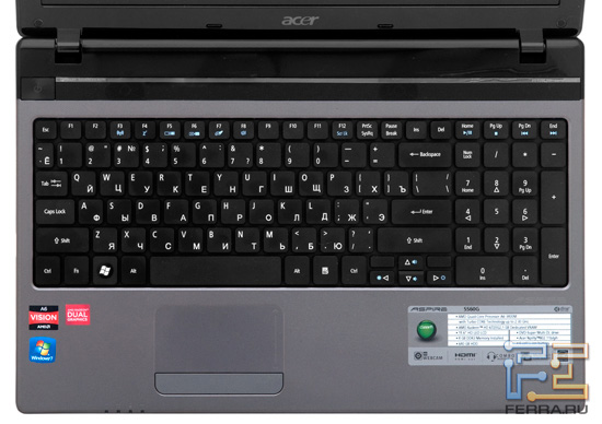 Клавиатура Acer Aspire 5560G