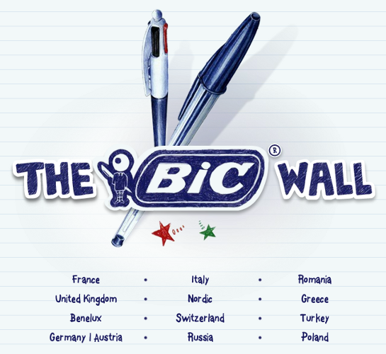 Главная страница сайта The Bic Wall