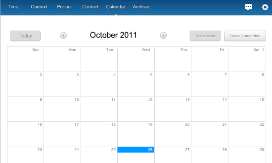 Режим календаря на сайте Doit.im