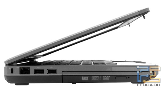 HP ProBook 6360b. Облик сбоку